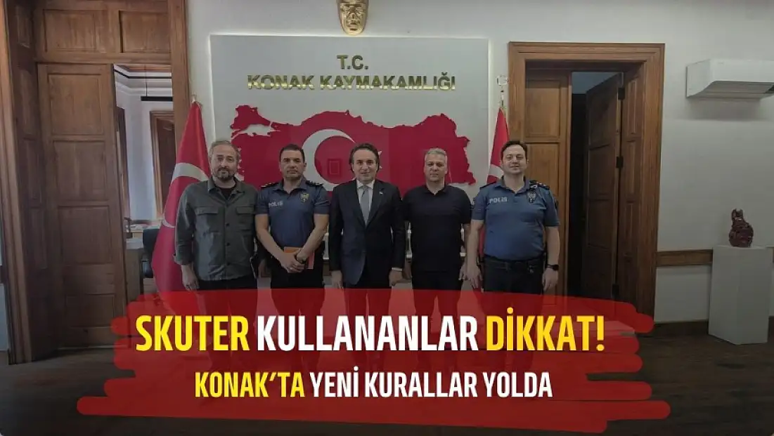 Skuter kullananlar dikkat! Konak’ta yeni kurallar yolda