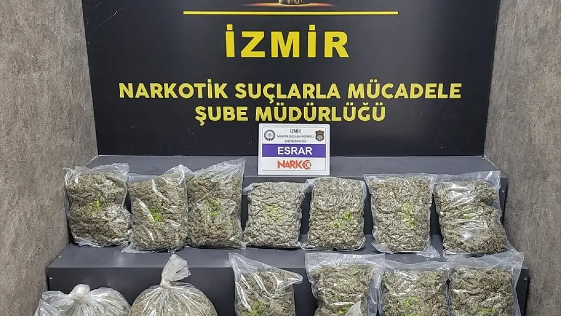 16 kilo 325 gram skunk ele geçirildi