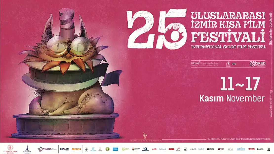 25. İzmir Kısa Film Festivali başlıyor