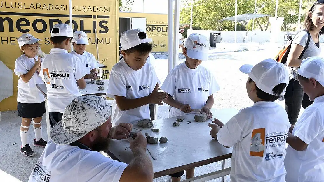 250 minik sanatçı eğlenerek öğrendi