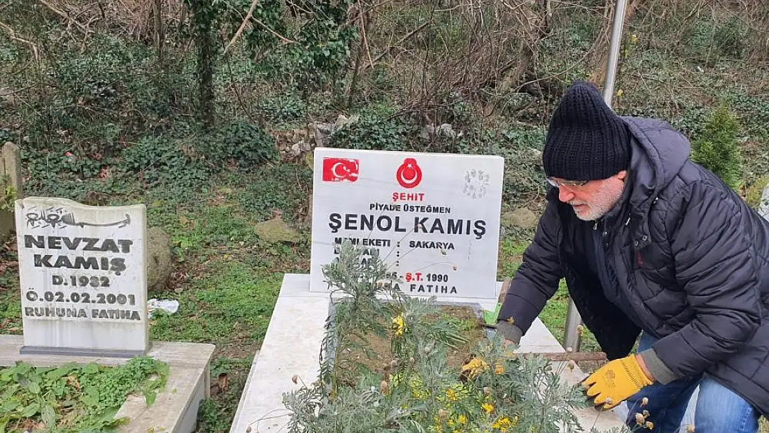 34 yıl önce şehit olan arkadaşlarını yad etmek için kilometrelerce yol kat ettiler