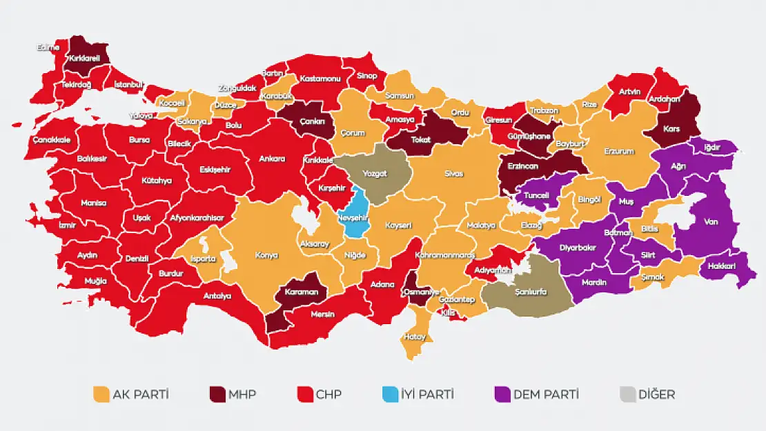 35 kenti CHP yönetecek!