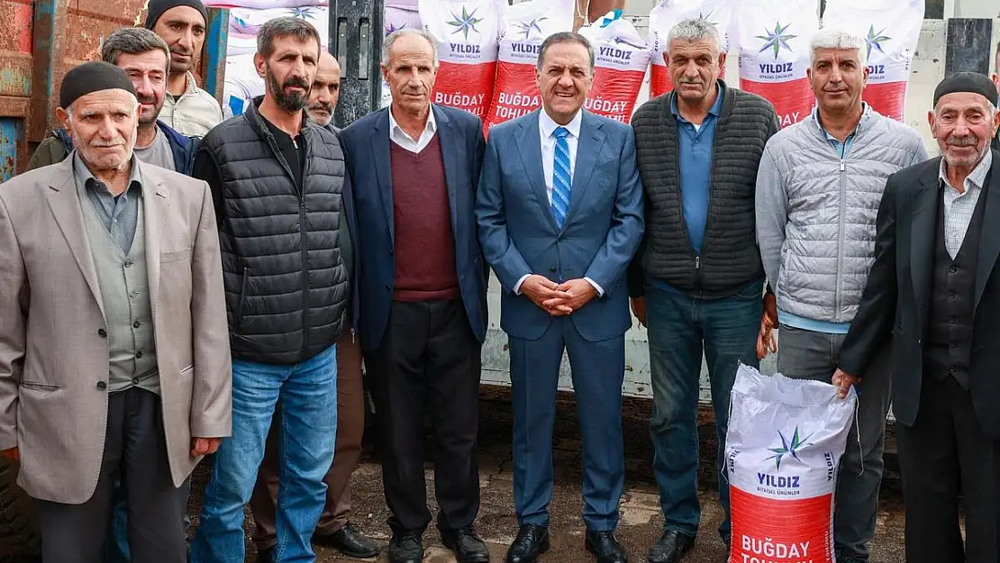 400 çiftçiye hibeli buğday tohumu!