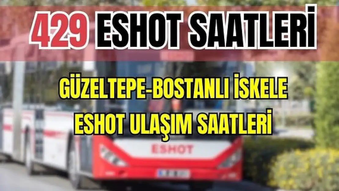 429 otobüs saatleri Güzeltepe – Bostanlı İskele