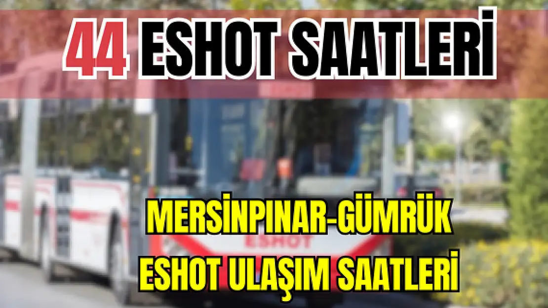 44 saatleri 44 Mersinpınar-Gümrük