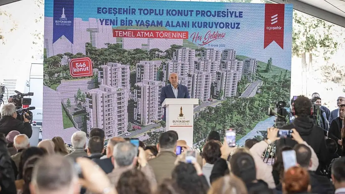 546 dairelik toplu konut projesi temeli atıldı 