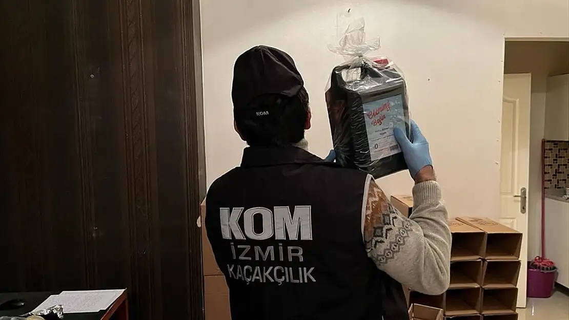 895 litre etil alkol ele geçirildi