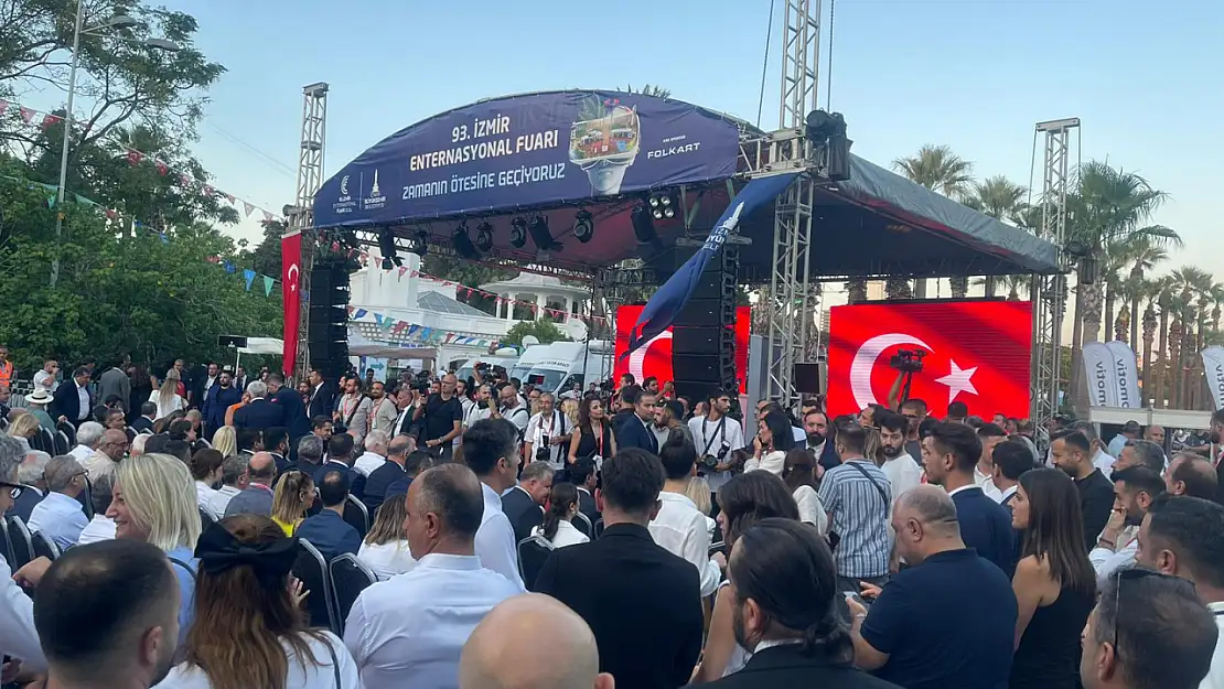 93. İzmir Enternasyonal Fuarı yoğun katılım ile başladı