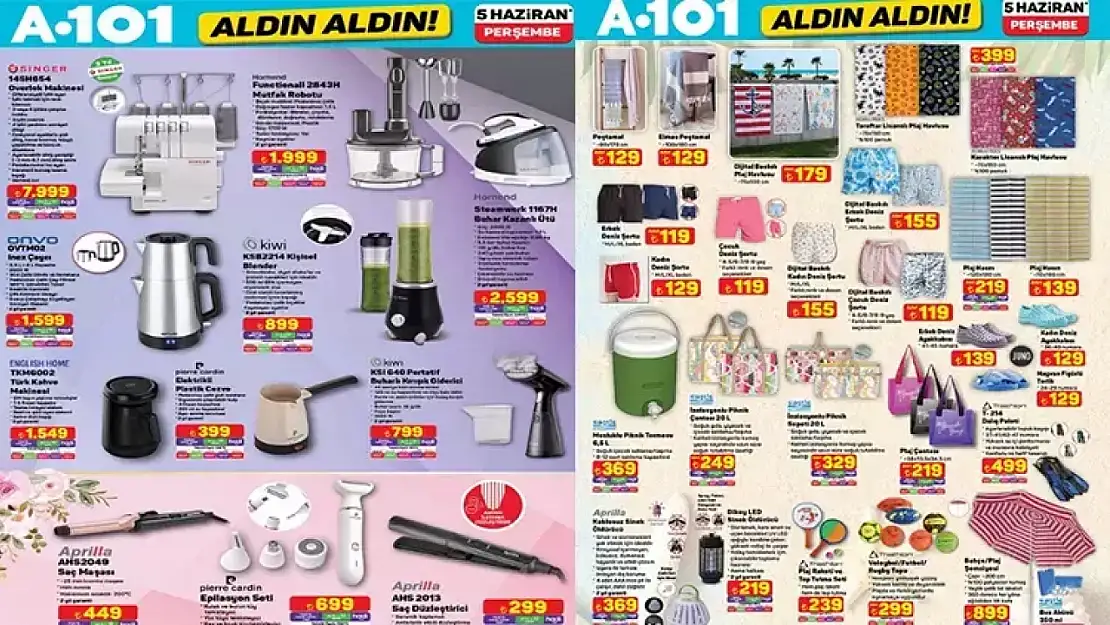 A101 hepsini 69 TL, 79 TL, 89 TL, 99 TL'den satacak: Kapanın elinde kalacak