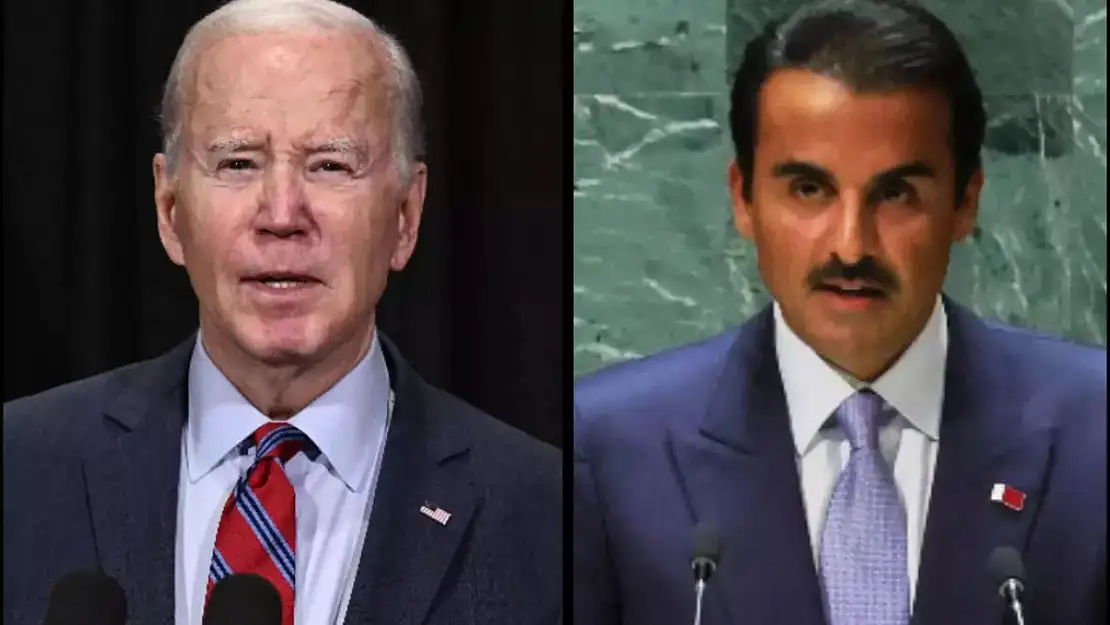 ABD Başkanı Biden, Katar Emiri Al Thani ile görüştü