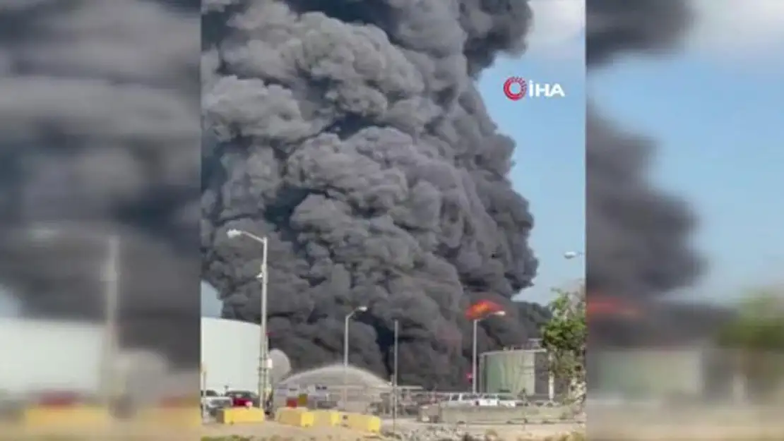 ABD'de petrol rafinerisinde tehlikeli yangın