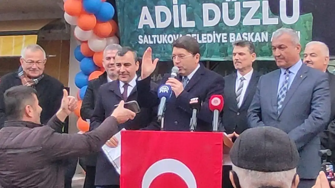 Adalet bakanına sürpriz!