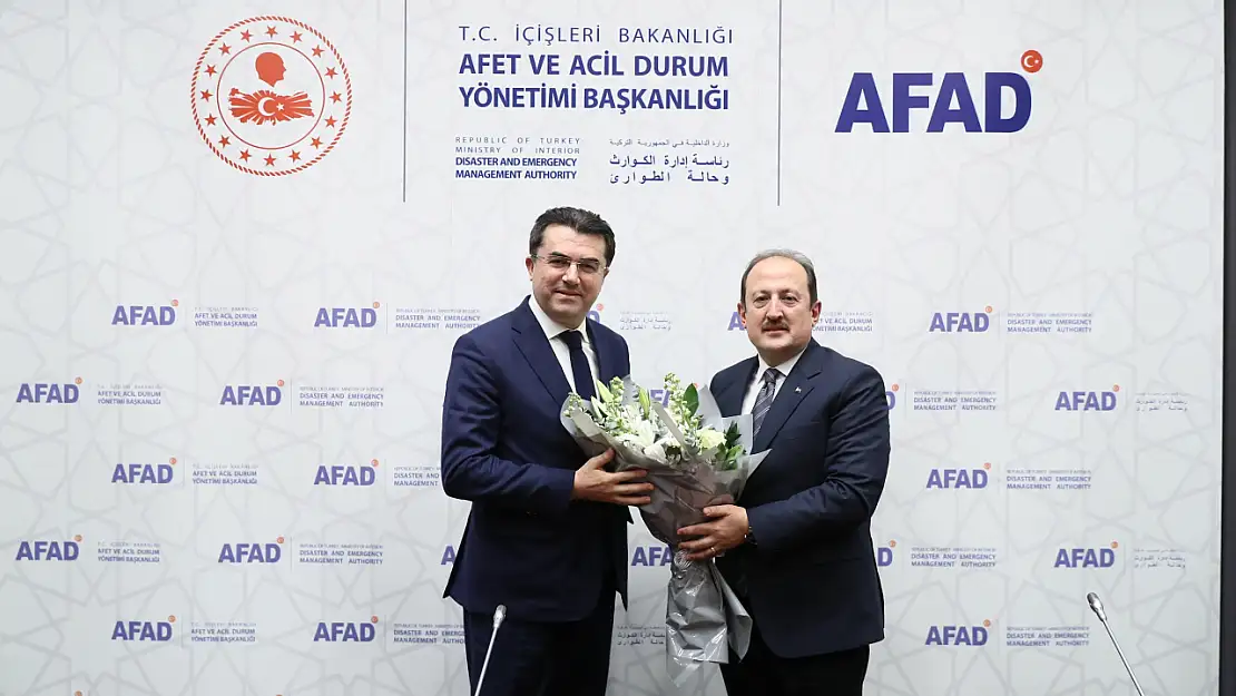 AFAD Başkanlığına atanan Pehlivan görevine başladı