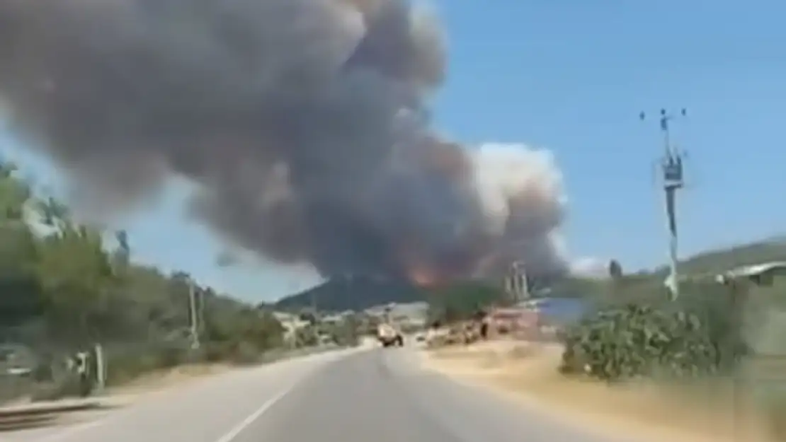 Ahmetbeyli’de alevlere hava ve kara müdahalesi