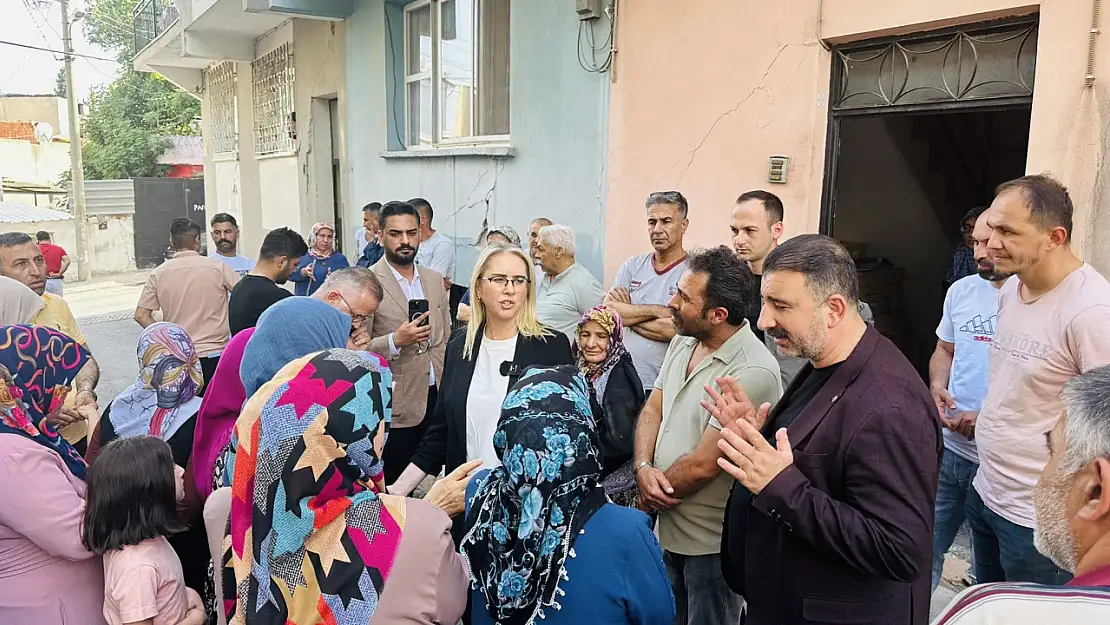 AK Parti İzmir Milletvekili Çankırı'dan Onat Tüneli mağdurlarına destek