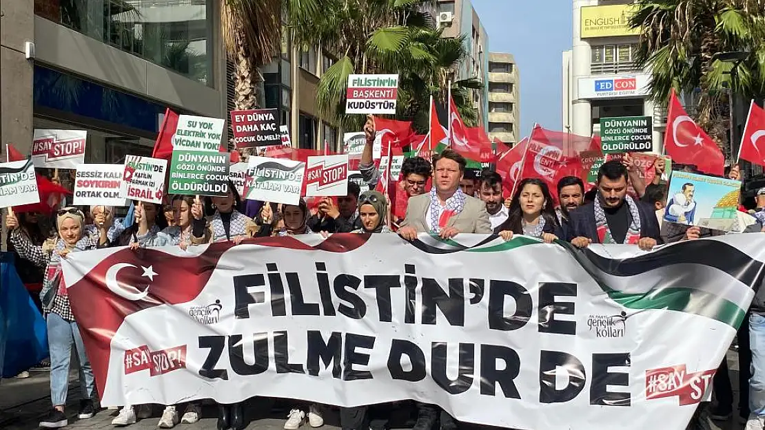 AK Partili gençlerden, Gazze protestosu