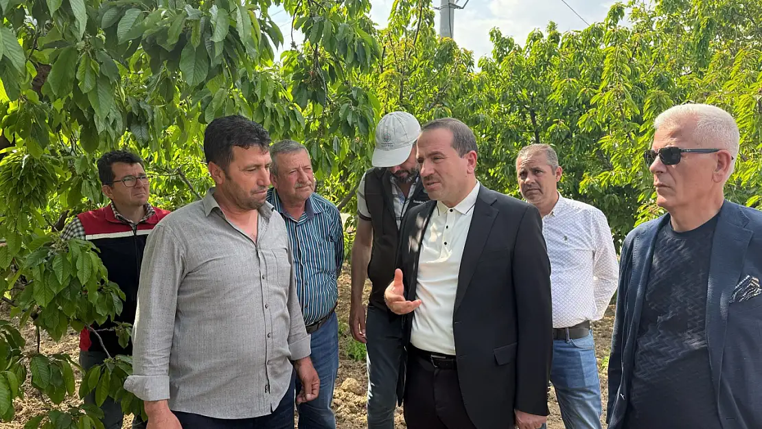 AK Partili Kırkpınar'dan Kemalpaşa'daki çiftçiye destek sözü