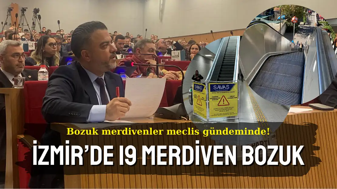 AK Partili Kocabaş: İzmir'de 19 yürüyen merdiven halen bozuk!