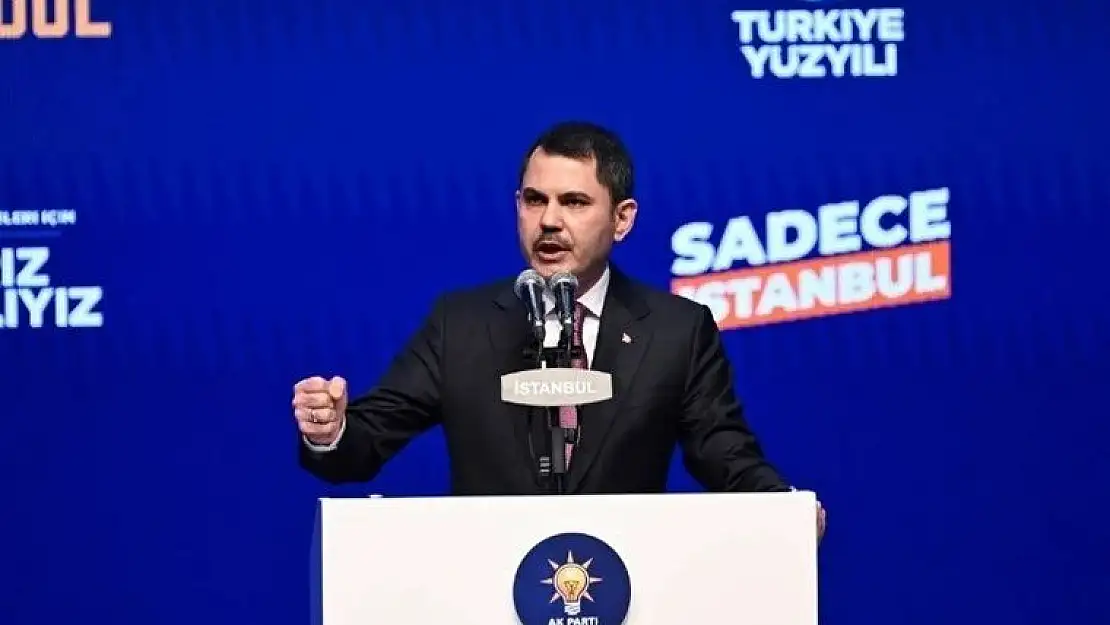 AK Parti’nin İBB Adayı Murat Kurum projelerini açıkladı