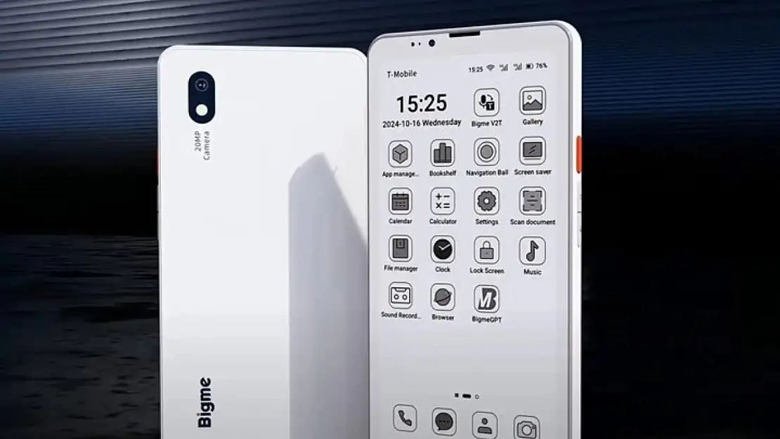 Akıcı E-Ink ekranlı akıllı telefon piyasaya sürüldü!