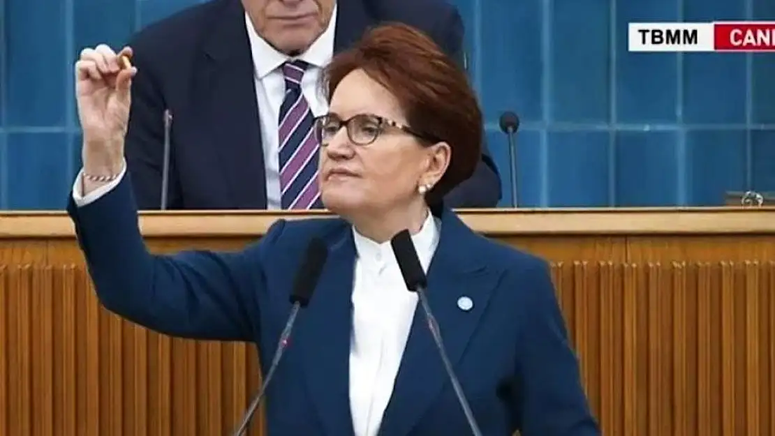 Akşener kürsüden kurşunları fırlattı