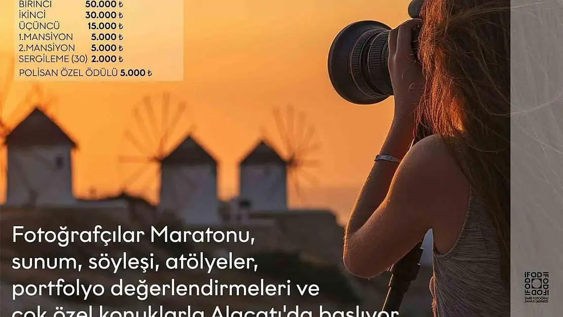 Alaçatı'da “Ulusal Fotoğrafçılar Maratonu” düzenlenecek