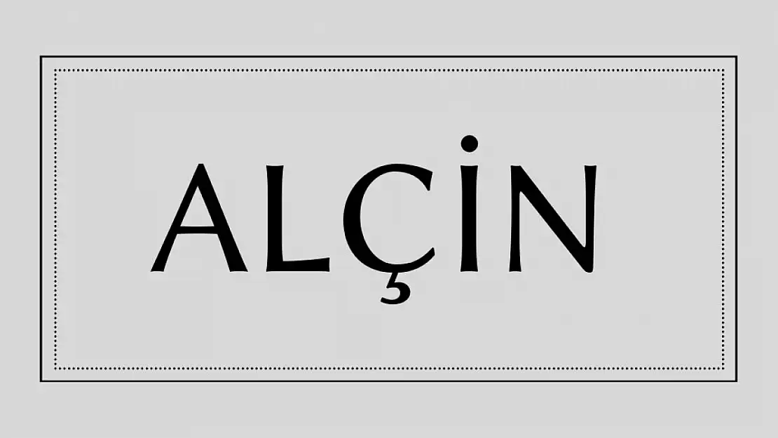 Alçin isminin anlamı ve kökeni nedir?