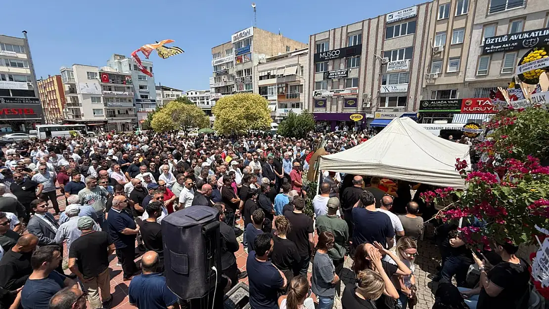 Aliağa'da gözyaşlarıyla uğurlandı