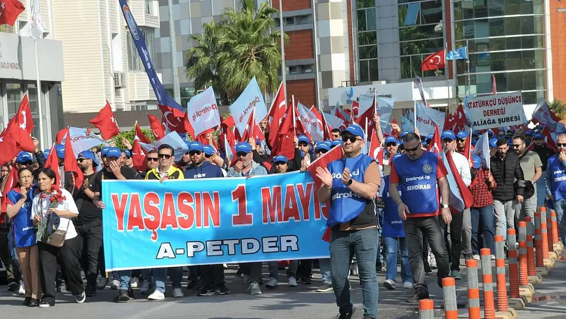 Aliağa'da 1 Mayıs çoşkusu!