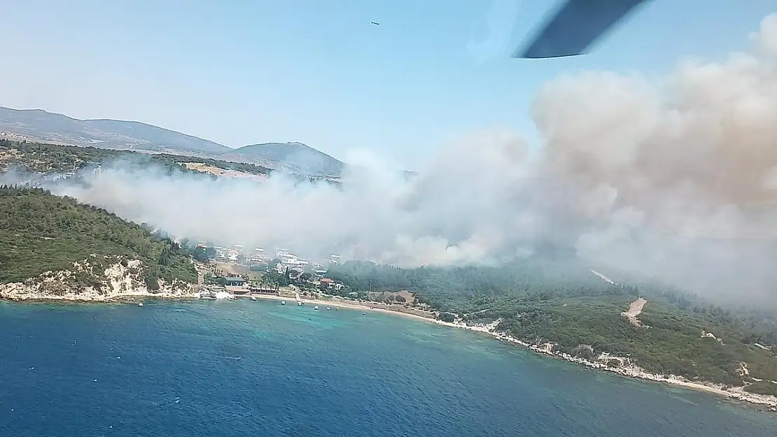 Aliağa’daki orman yangınında gözaltına alınan iki kişi serbest