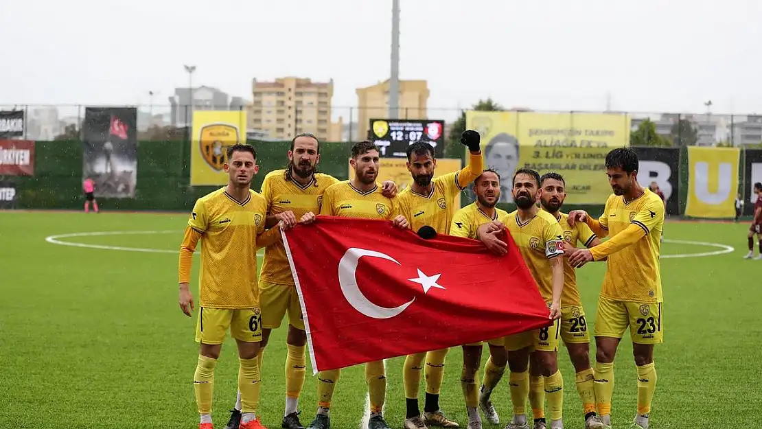 Aliağaspor FK'dan farklı galibiyet