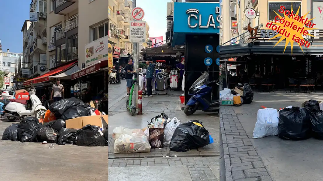 Alsancak'ta çöpler neden toplanmadı?