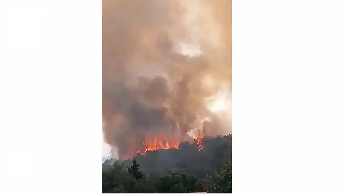 Antalya’da endişe veren orman yangını!