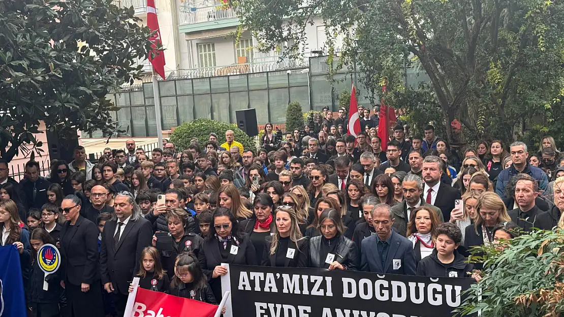 Atatürk'ün doğduğu evde duygusal anma