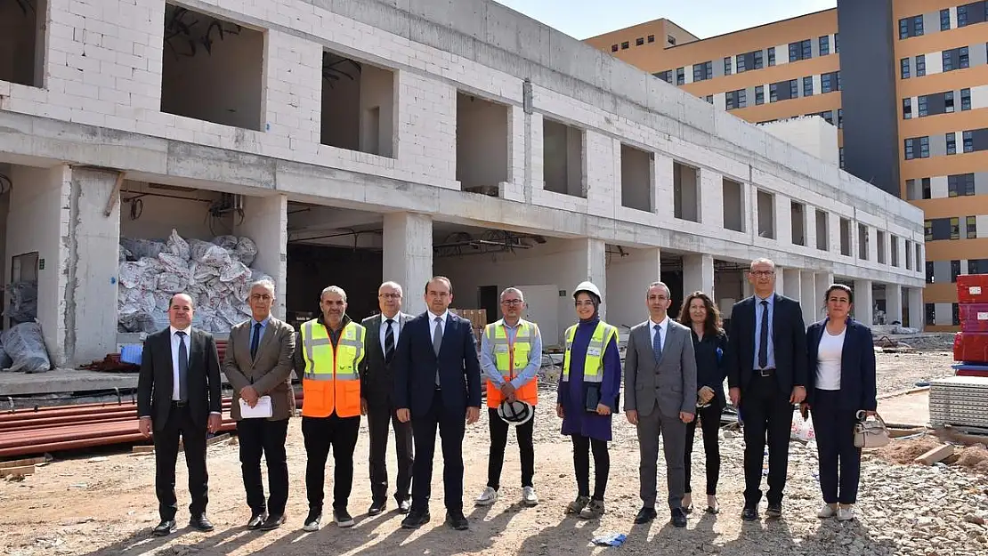 Aydın Şehir Hastanesi’nin yapımı tüm hızıyla devam ediyor