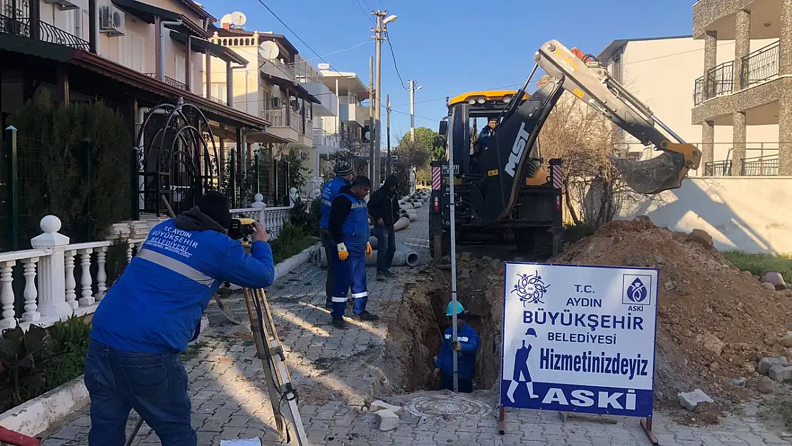 Aydın’da altyapı çalışmaları hızlandı