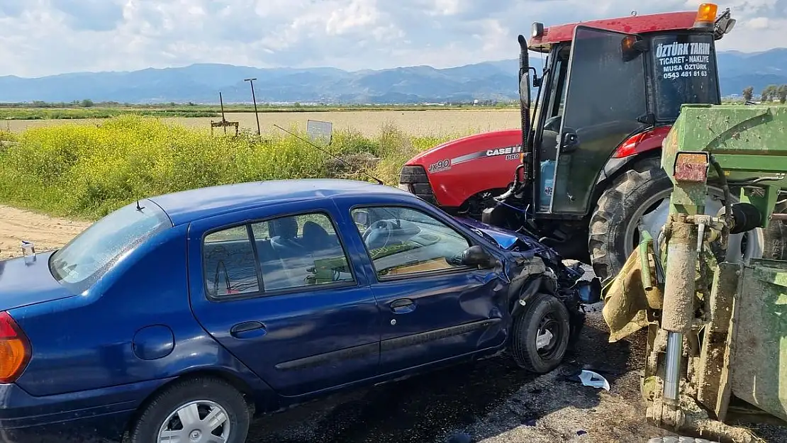 Aydın’da feci kaza… 1 yaralı