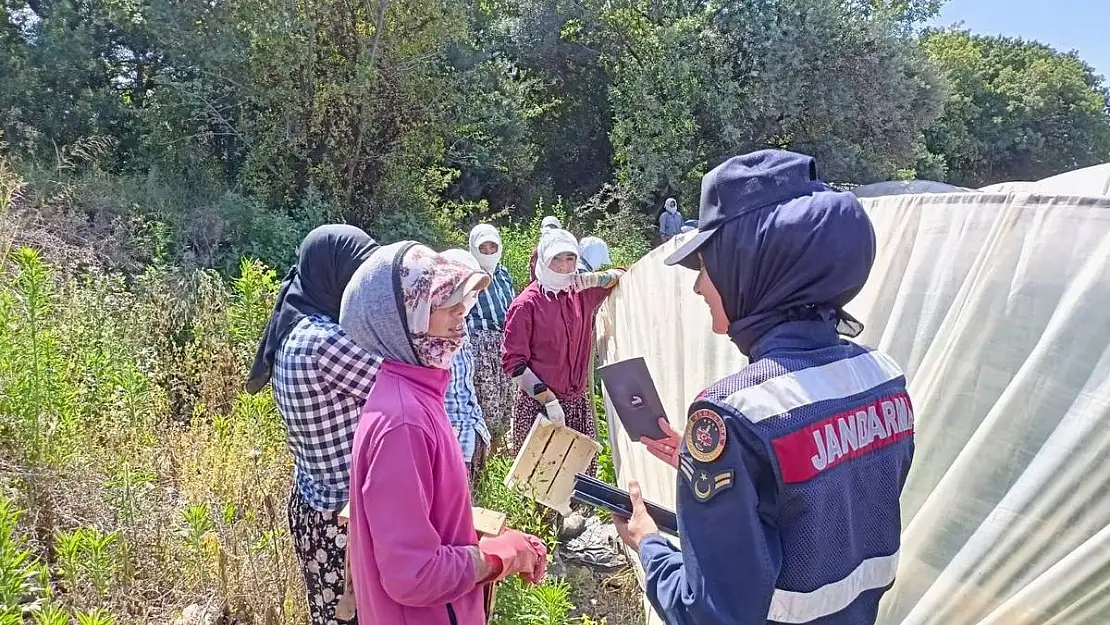 Aydın’da Jandarma Ekibinden kadınlara seminer