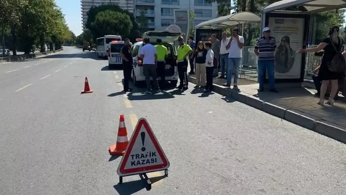 Aydın’da şehiriçi otobüs ani fren yaptı: 1 yaralı