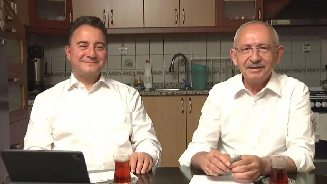 Babacan, Kılıçdaroğlu ile birlikte mutfağa girdi