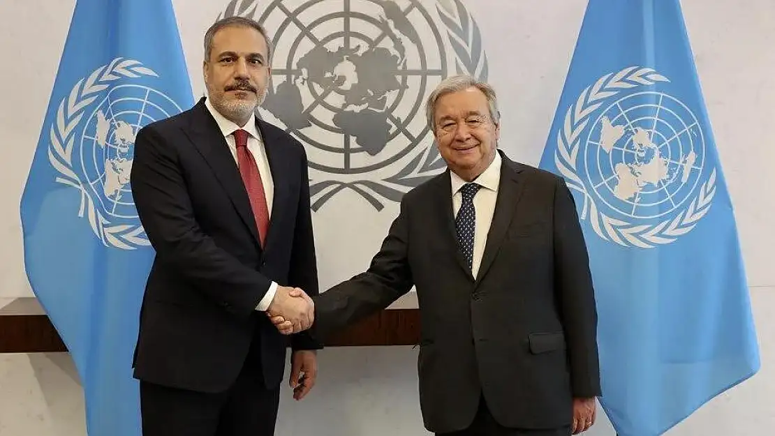 Bakan Fidan BM Genel Sekreteri Antonio Guterres ile görüştü