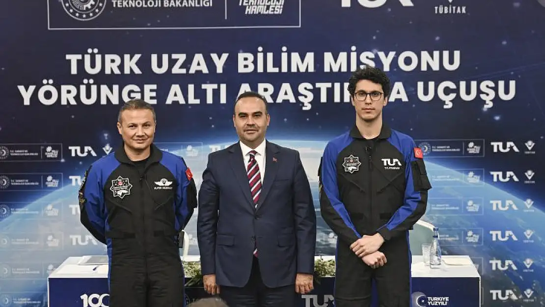 Bakan Kacır: Astronotumuz Atasever yörünge altı misyonuna katılacak