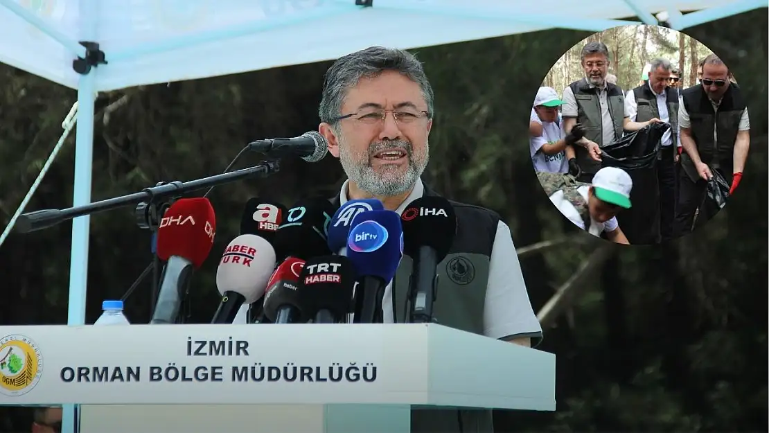 Bakan Yumaklı İzmir'de: 'Orman yangını çıkmak için sebep arıyor'