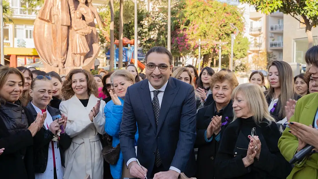 Balçova'da kadınlar cinayete karşı ayağa kalktı