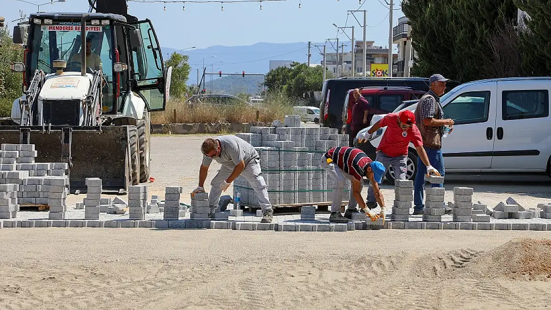 Barbaros mahallesi'nde kilit parke çalışmaları tamamlandı