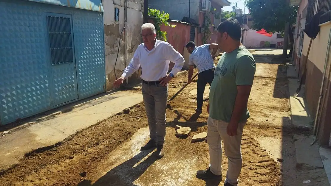 Başkan Eriş, yıpranan yollar için sahada