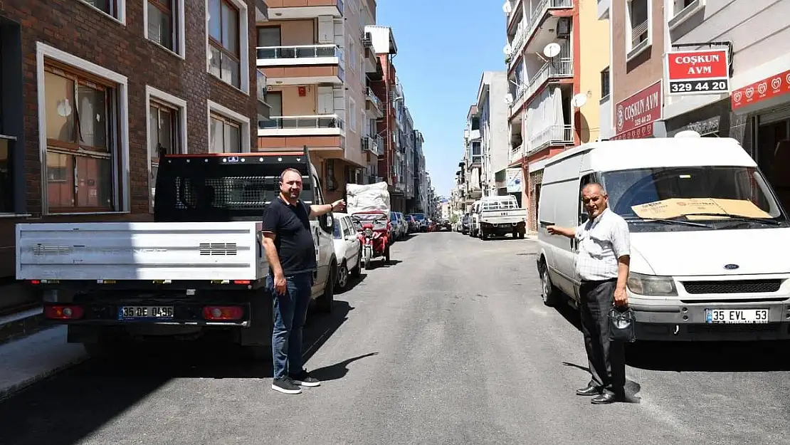 Başkan Gümrükçü asfaltlama çalışmalarını yerinde inceledi