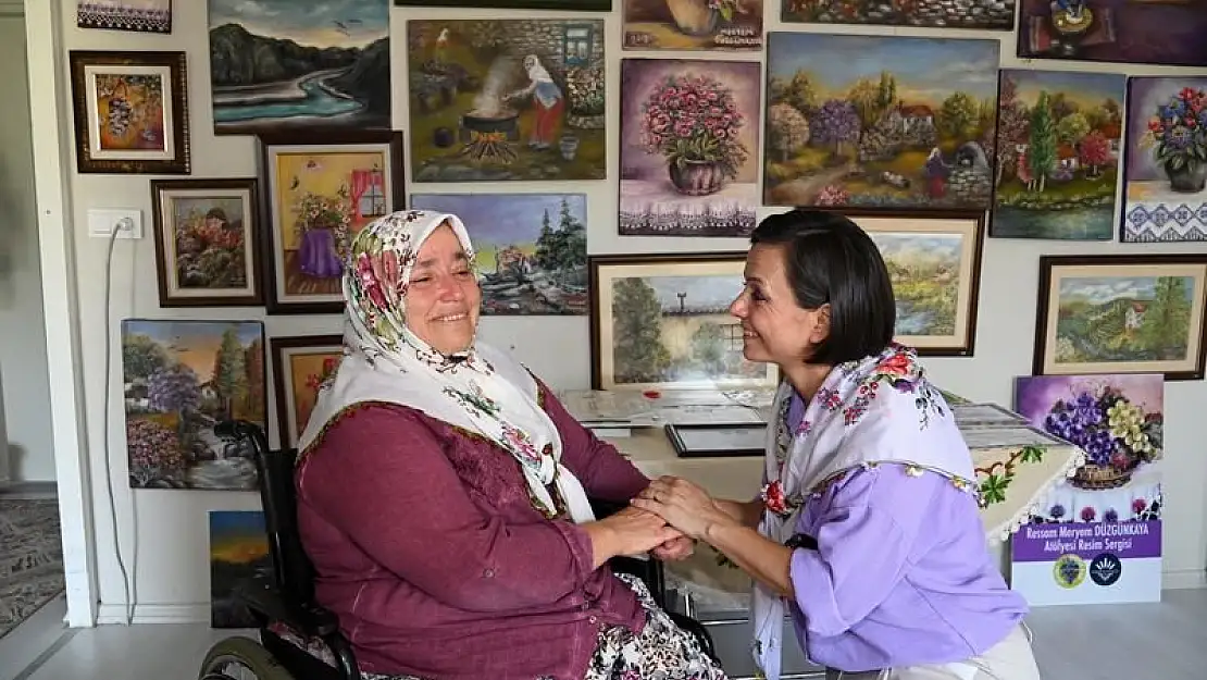 Başkan Kınay’dan ‘Şalvarlı Ressam’a ziyaret