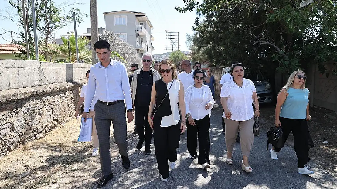 Başkan Mutlu, İZSU Genel Müdürü ile sahada