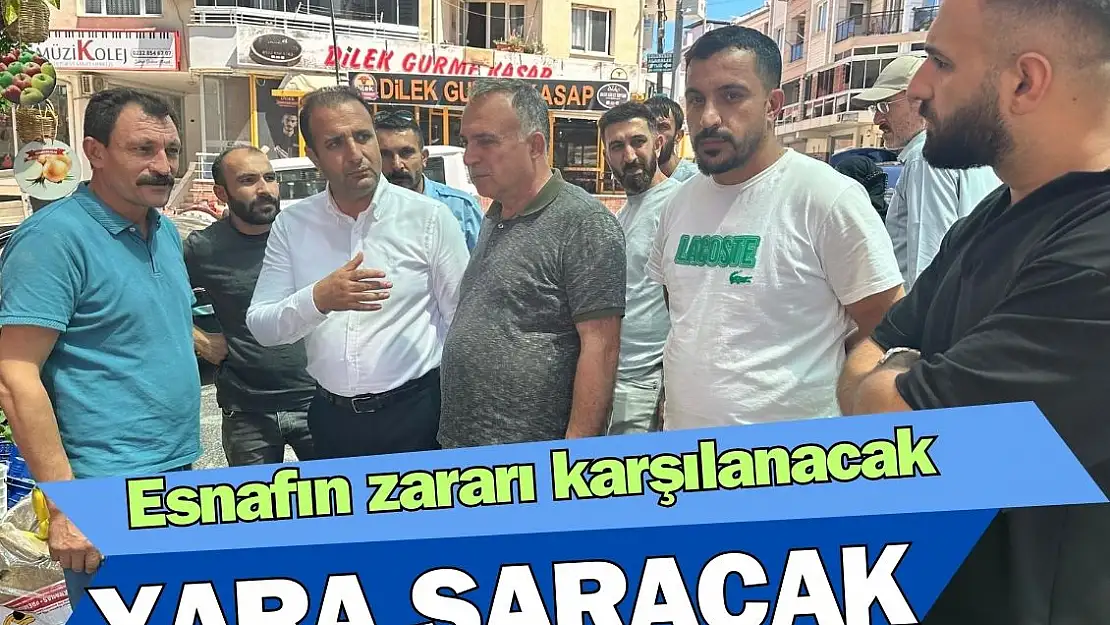 Başkan Olgun: Esnafımızın zararını karşılayacağız